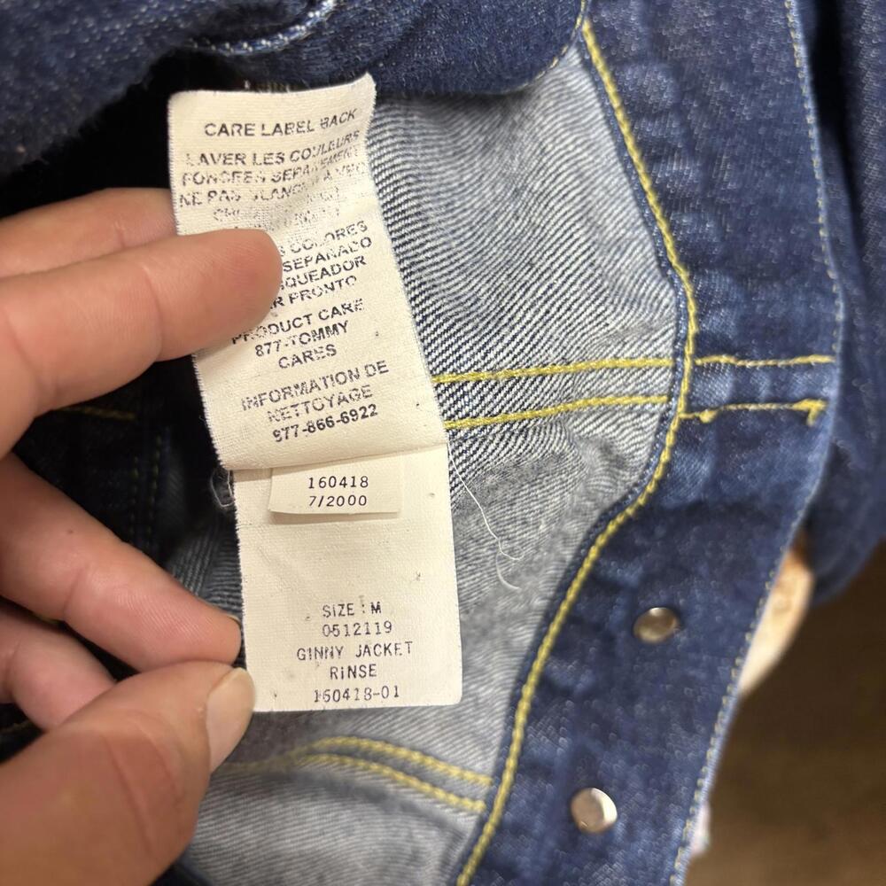 Vtg Y2K Tommy Hilfiger denim jacket - Picture 6 of 7